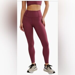FP Movement Never Better High Waist Leggings Dark Red size L